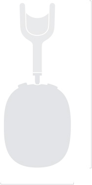 Illustration de profil des AirPods Max 2 montrant leur hauteur de 187,3 millimètres (7,37 pouces) et leur profondeur de 83,4 millimètres (3,28 pouces).