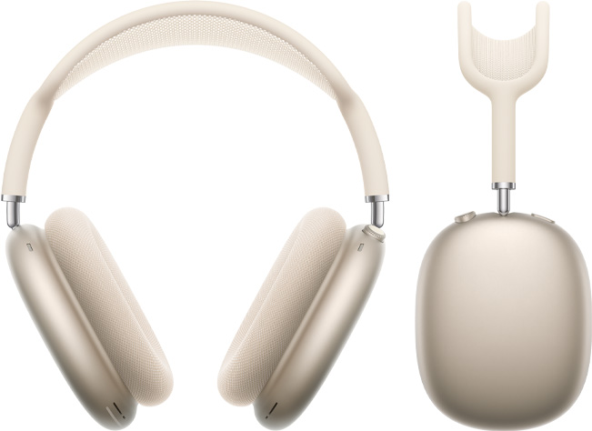 AirPods Max 2, vues avant et latérale, comète