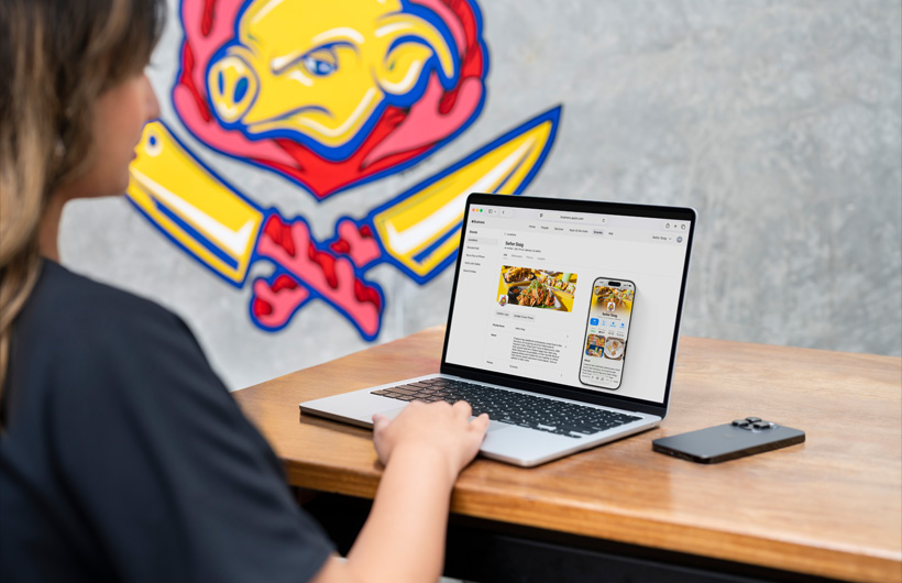 Señor Sisig usa Apple Business Connect para administrar su presencia en Mapas de Apple, Wallet, Siri y más.