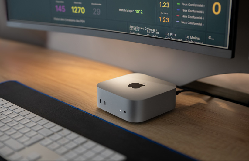 L’assistenza clienti lavora su Mac mini nella sede centrale di Tut Tut