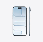 iPhone Air, önden dış görünüm, Gök Mavisi renk, üst kısmın ortasında yer alan Dynamic Island, yandan dış görünüm, çok ince profil, yan düğme, Kamera Denetimi düğmesi